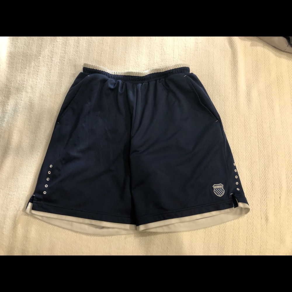 K-Swiss blue shorts small